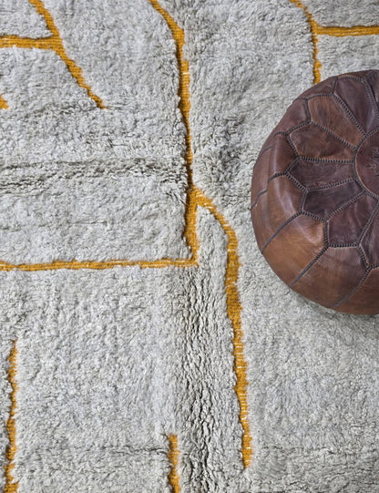 Contemporary Berber Wool Carpet 9.9 x 8 ft / 303 x 246 cm