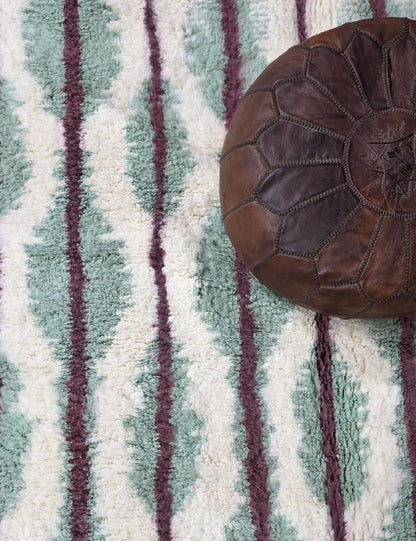Sage Green Moroccan Rug 9.8 x 6.8 ft / 300 x 210 cm