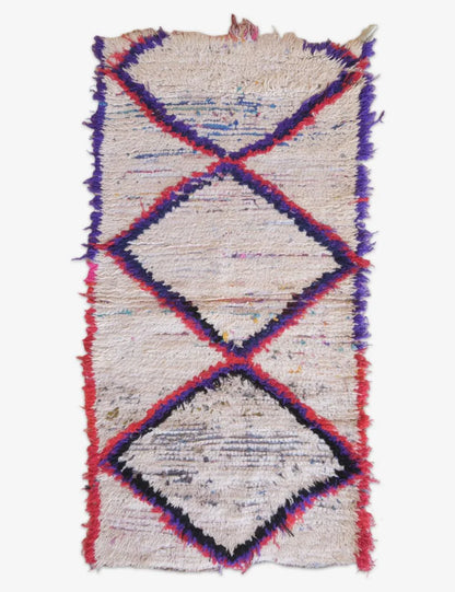 Cozy Accent Wool Rug 5.3 x 2.6 ft / 161 x 81 cm - Surcoma