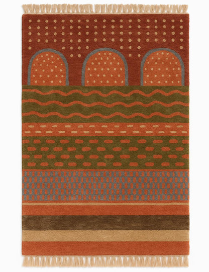Beni MRirt Custom Moroccan Rug - Echoes Of Love 18