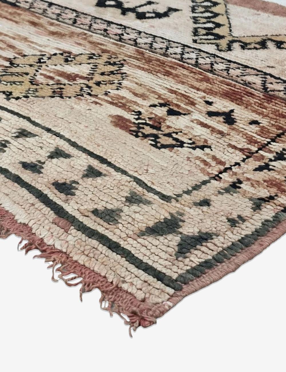 Earthy Tone Moroccan Rug 6.9 x 5.4 ft / 210 x 165 cm