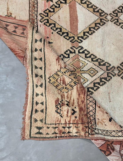 Earthy Tone Moroccan Rug 6.9 x 5.4 ft / 210 x 165 cm