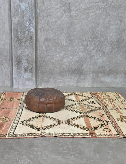 Earthy Tone Moroccan Rug 6.9 x 5.4 ft / 210 x 165 cm