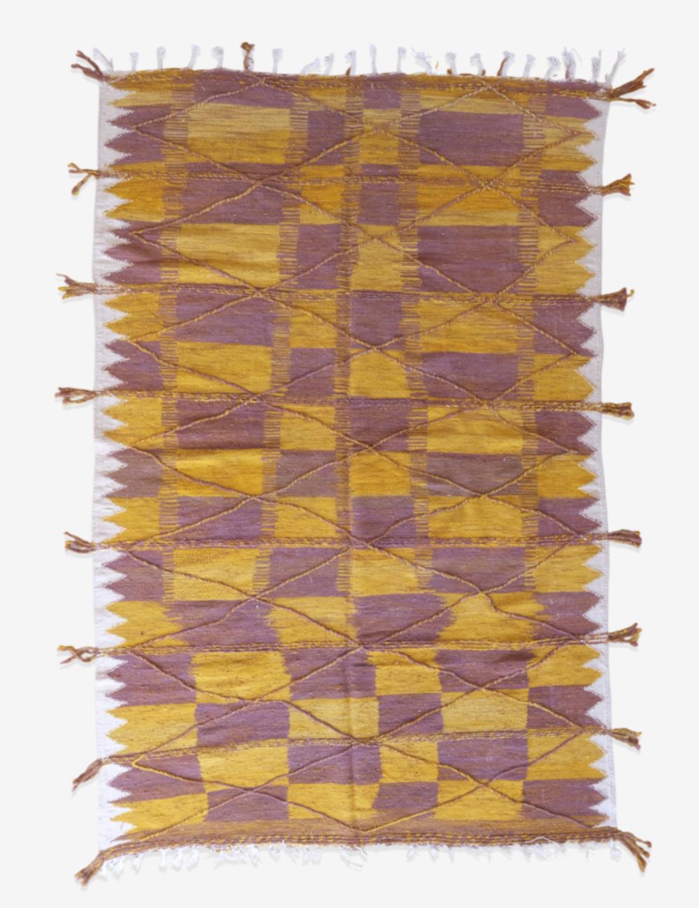 Flatweave Moroccan Kilim Rug 10.3 x 6.8 ft / 313 x 210 cm