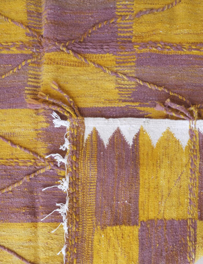 Flatweave Moroccan Kilim Rug 10.3 x 6.8 ft / 313 x 210 cm - Surcoma