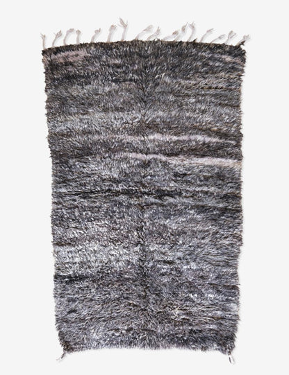Gray Beni Ourain Moroccan Rug 7 x 4.2 ft / 212 x 130 cm - Surcoma