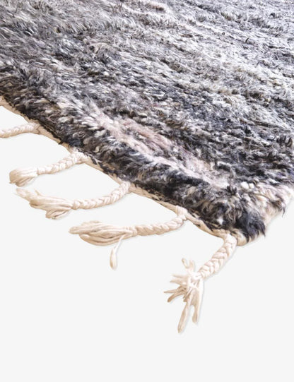 Gray Beni Ourain Moroccan Rug 7 x 4.2 ft / 212 x 130 cm - Surcoma