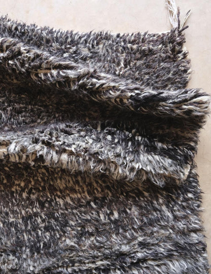 Gray Beni Ourain Moroccan Rug 7 x 4.2 ft / 212 x 130 cm - Surcoma