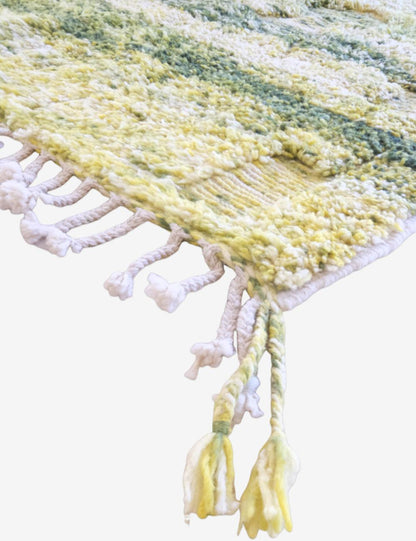 Custom Olive Green Moroccan Rug - Forma 71