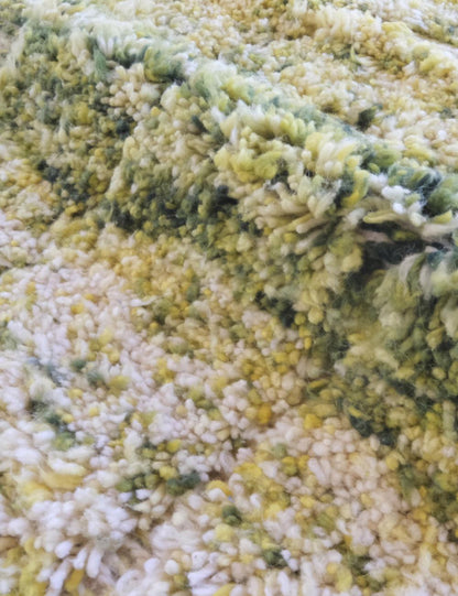 Custom Olive Green Moroccan Rug - Forma 71