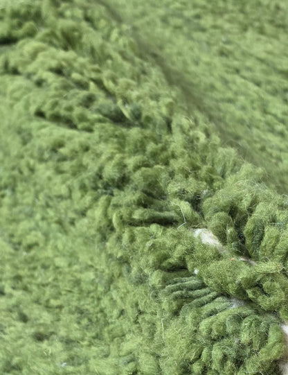 Green Moroccan Rug 9.6 x 6.7 ft / 292 x 207 cm