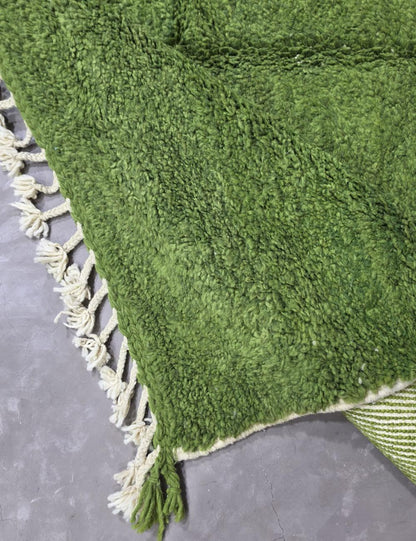 Green Moroccan Rug 9.6 x 6.7 ft / 292 x 207 cm
