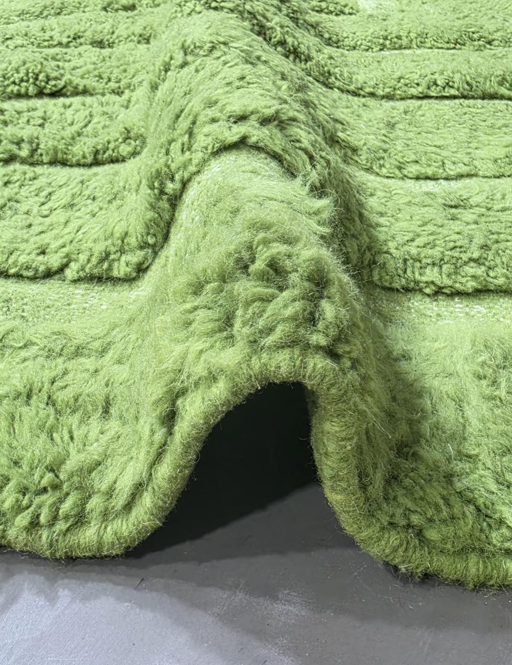 Green Moroccan Rug 10.4 x 7.9 ft / 316 x 242 cm