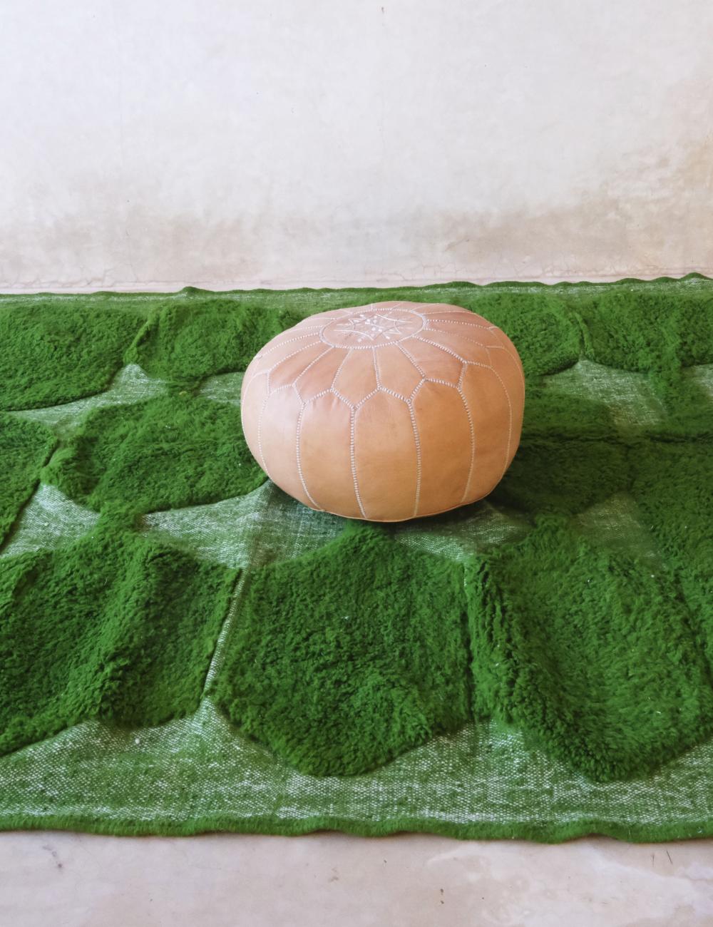 Green Moroccan Rug 9.6 x 7.9 ft / 294 x 243 cm
