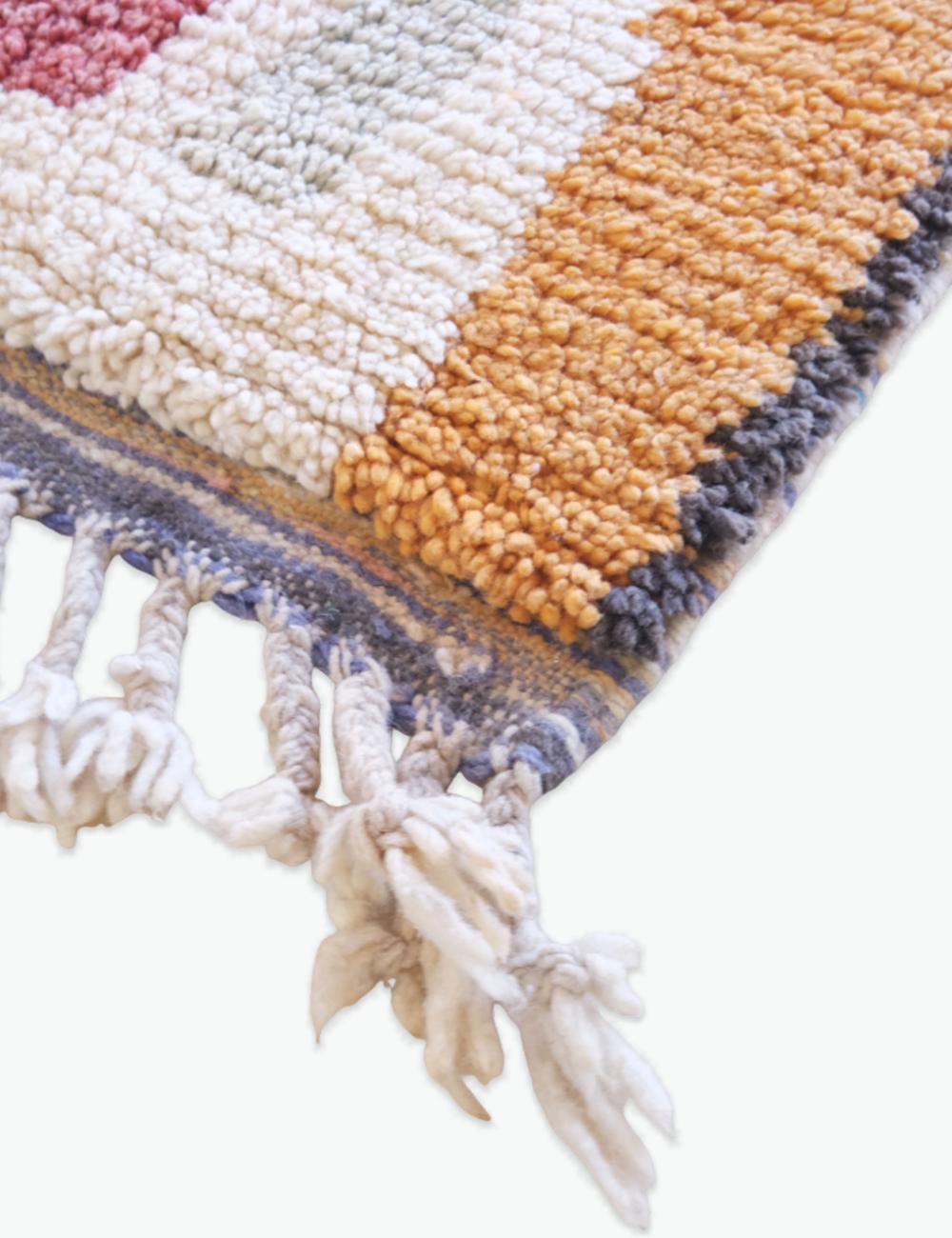 Long Narrow Moroccan Rug 11.8 x 2.6 ft / 360 x 81 cm