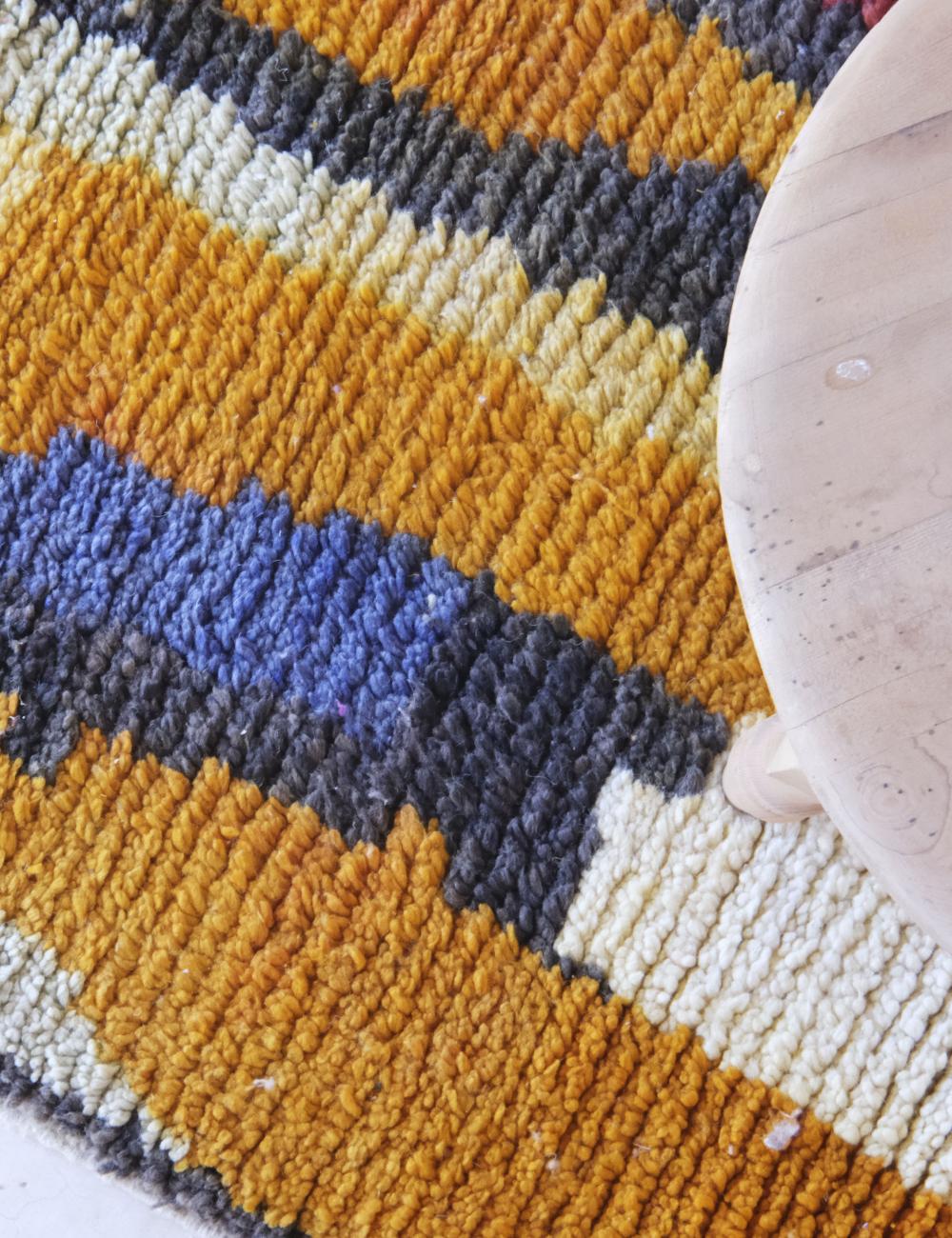 Long Narrow Moroccan Rug 11.8 x 2.6 ft / 360 x 81 cm