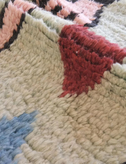 Hallway Runner Wool Rug 11.1 x 2.1 ft / 337 x 65 cm - Surcoma