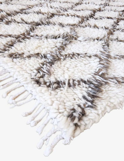 Moroccan Marmoucha Wool Rug 8.5 x 6.1 ft / 260 x 186 cm - Surcoma
