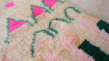 Handknotted Moroccan Abstract Rug 8.7 x 5.7 ft / 264 x 176 cm - Surcoma