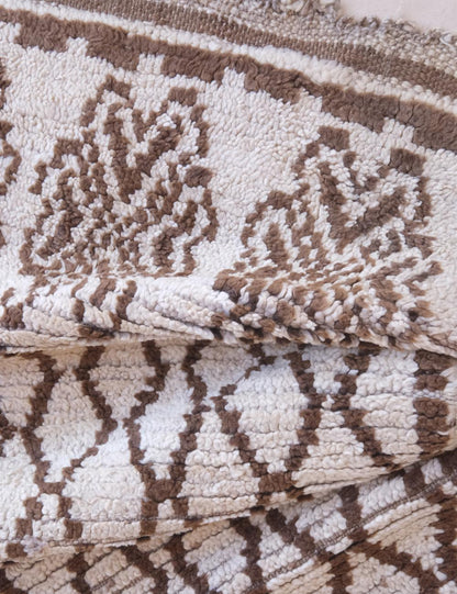 Hand-Knotted Moroccan Berber Rug 5.7 x 2.1 ft / 174 x 64 cm - Surcoma