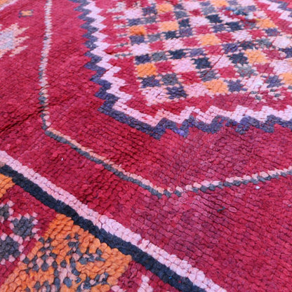 Handknotted Moroccan Wool Rug 9.7 x 5.2 ft / 296 x 161 cm - Surcoma