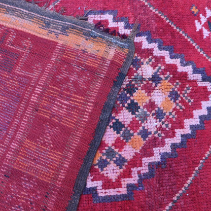 Handknotted Moroccan Wool Rug 9.7 x 5.2 ft / 296 x 161 cm - Surcoma
