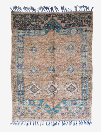 Handknotted Moroccan Berber Rug 9.1 x 5.9 ft / 277 x 182 cm - Surcoma