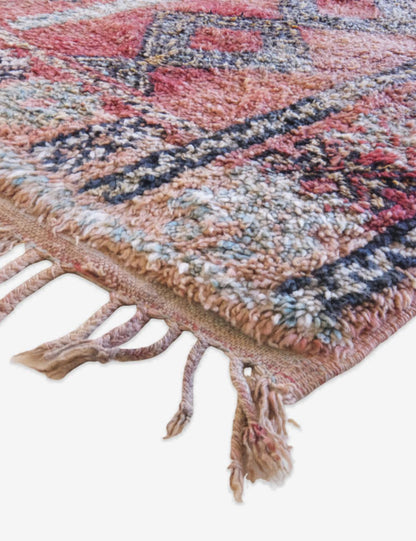 Handknotted Moroccan Red Rug 10 x 6.5 ft / 304 x 200 cm