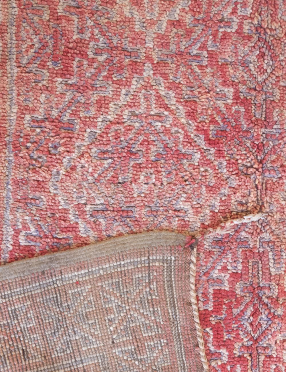 Faded Red Moroccan Rug 10.2 x 6.1 ft / 311 x 187 cm