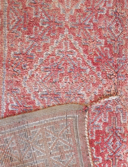 Faded Red Moroccan Rug 10.2 x 6.1 ft / 311 x 187 cm - Surcoma