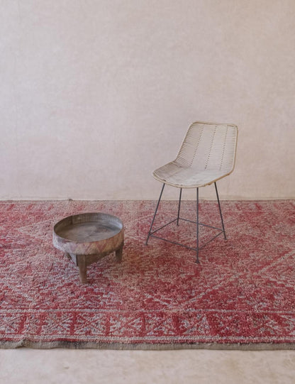 Faded Red Moroccan Rug 10.2 x 6.1 ft / 311 x 187 cm - Surcoma