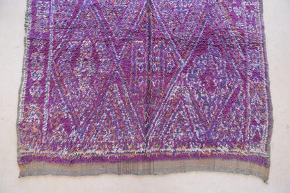 Moroccan Purple Wool Rug 11.3 x 6.3 ft / 345 x 193 cm - Surcoma