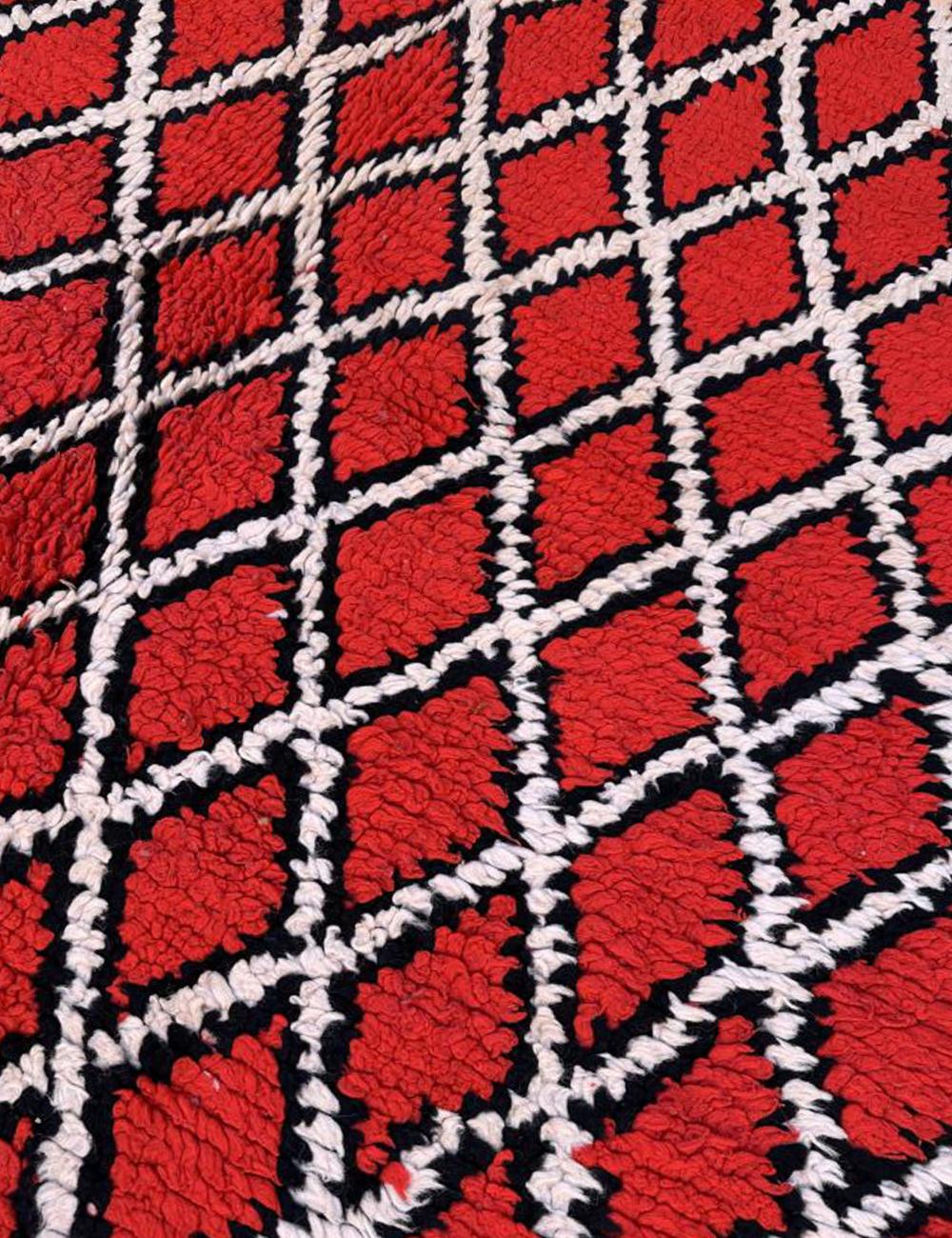 Moroccan Red Handwoven Rug 11.7 x 6.7 ft / 358 x 205 cm