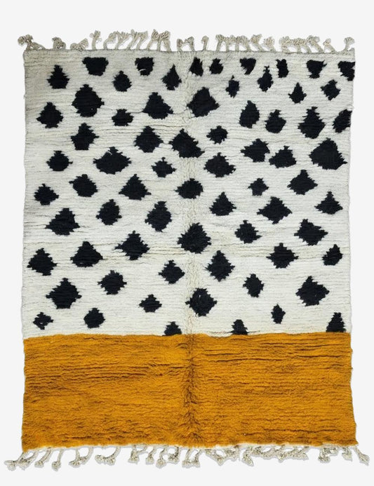 Handmade Berber Wool Carpet 8.1 x 6.3 ft / 247 x 193 cm