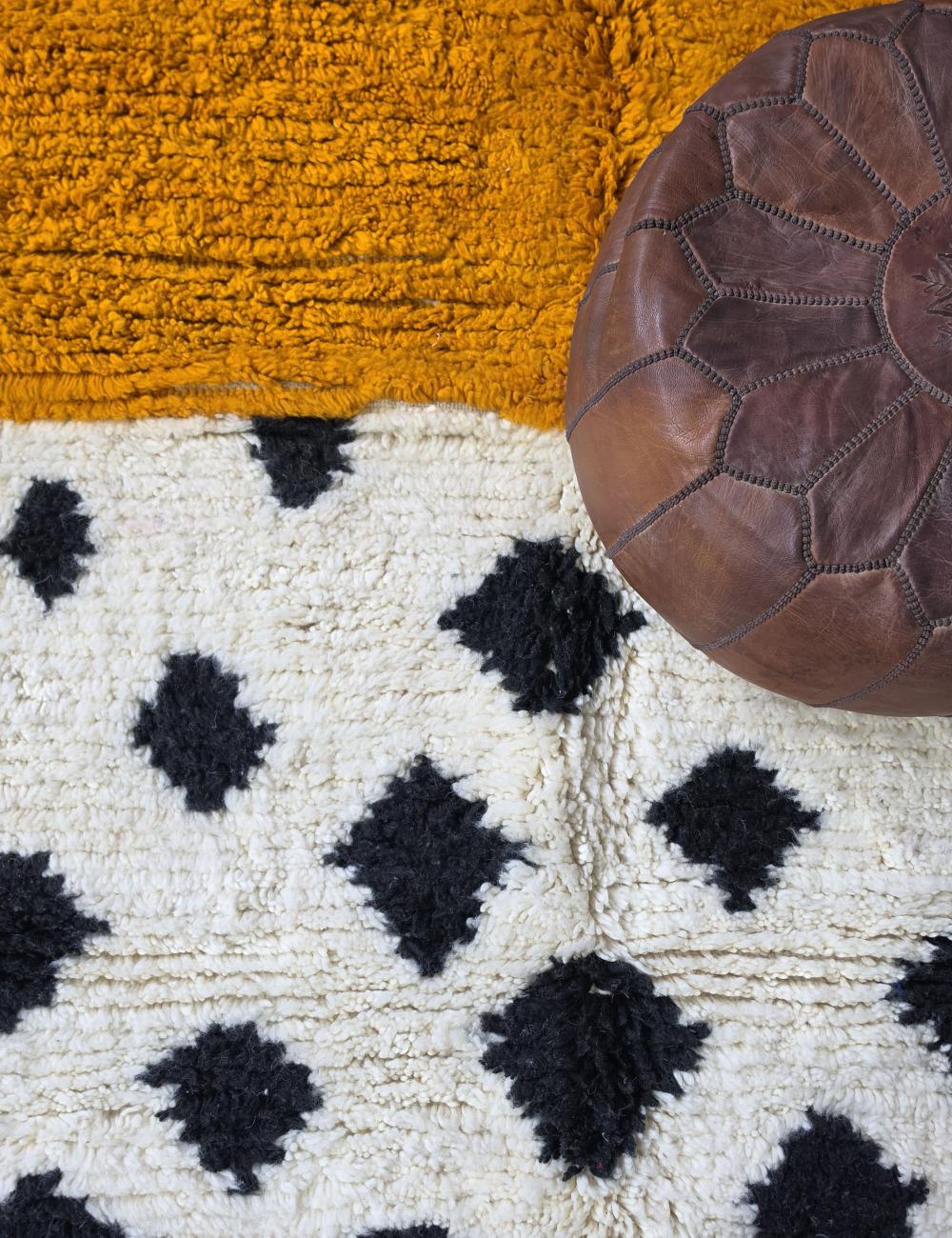 Handmade Berber Wool Carpet 8.1 x 6.3 ft / 247 x 193 cm