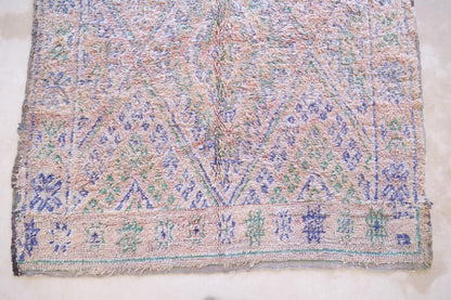 1980s Moroccan Beni MGuild Wool Rug 11.2 x 5.9 ft / 342 x 182 cm - Surcoma