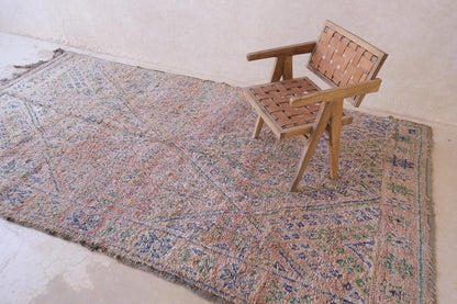 1980s Moroccan Beni MGuild Wool Rug 11.2 x 5.9 ft / 342 x 182 cm - Surcoma