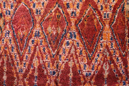 Moroccan Beni M'Guild Wool Rug 10.2 x 6.9 ft / 312 x 213 cm - Surcoma