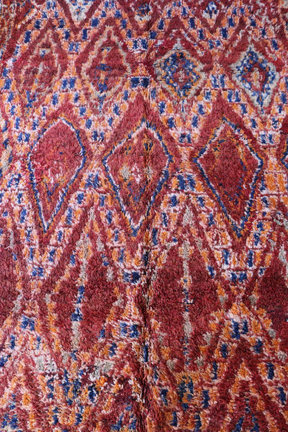 Moroccan Beni M'Guild Wool Rug 10.2 x 6.9 ft / 312 x 213 cm - Surcoma