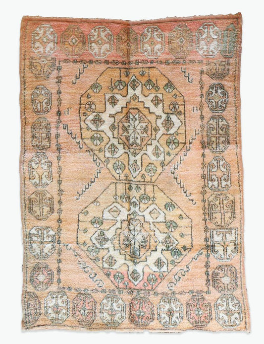 Medallion Berber Rug 9.1 x 6.1 ft / 276 x 186 cm