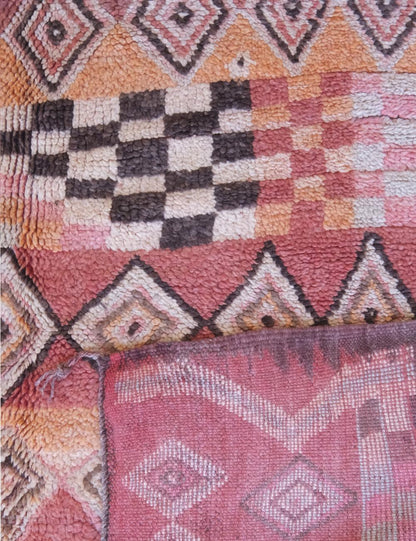 Collectible Moroccan Rehamna Rug 9.1 x 5.5 ft / 276 x 170 cm - Surcoma