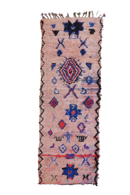 Handmade Wool Runner Rug 5.7 x 3.2 ft / 175 x 100 cm - Surcoma