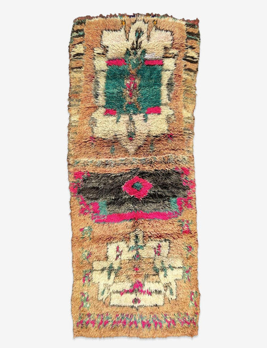 Moroccan Shag Rug - 9.8 x 3.9 ft / 298 x 120 cm