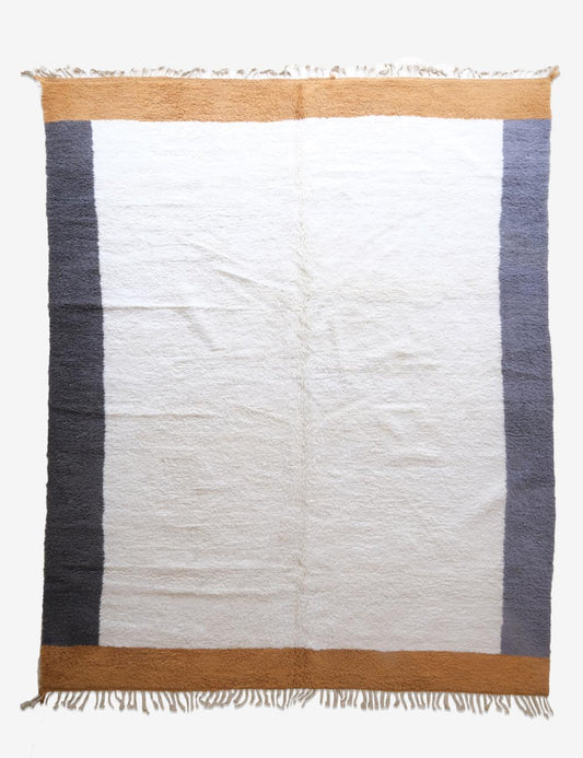 Oversized Moroccan Wool Rug 13.5 x 9.9 ft / 412 x 303 cm