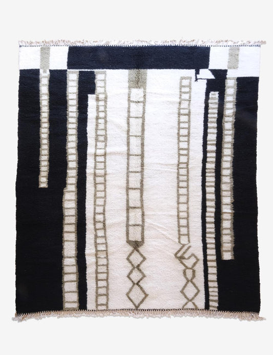 Oversized Moroccan Wool Rug 13.1 x 9.7 ft / 400 x 296 cm