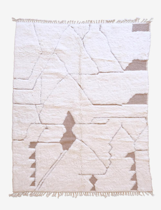 Handwoven Moroccan Wool Rug 9.6 x 6.8 ft / 292 x 208 cm
