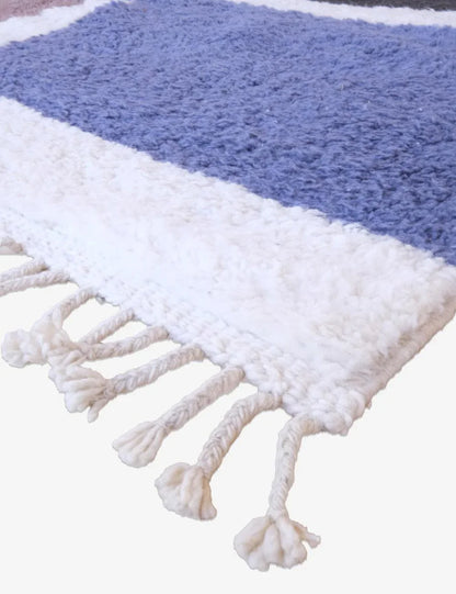 Handwoven Moroccan Wool Rug 11.4 x 8 ft / 348 x 246 cm - Surcoma