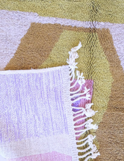 Handwoven Moroccan Wool Rug 9.8 x 6.5 ft / 300 x 200 cm - Surcoma