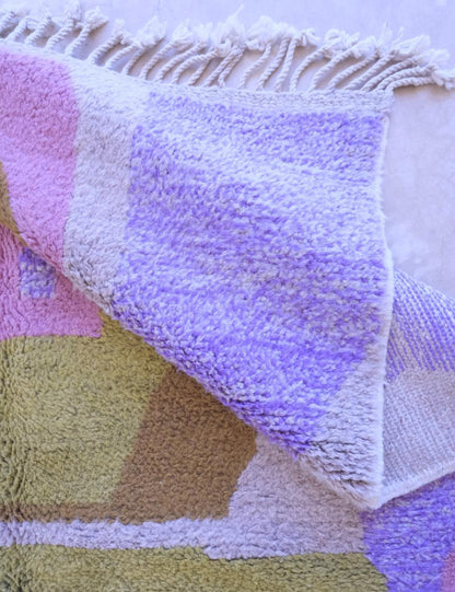 Handwoven Moroccan Wool Rug 9.8 x 6.5 ft / 300 x 200 cm - Surcoma