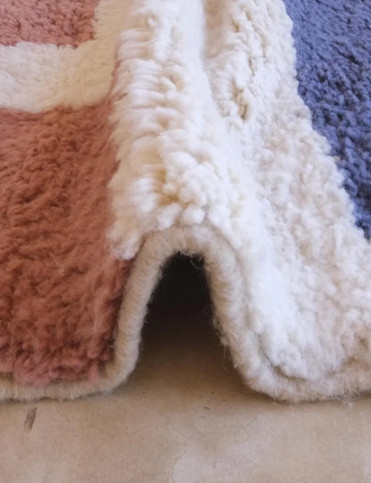 Handwoven Moroccan Wool Rug 11.4 x 8 ft / 348 x 246 cm - Surcoma